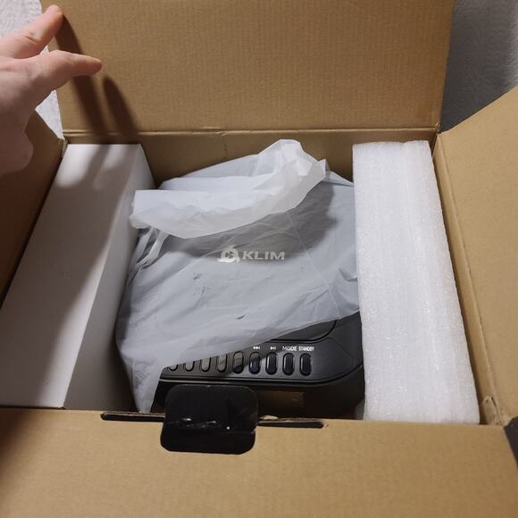 KLIM Boombox E1 - CD Player Portable Audio System, xtra BASS Subwoofer,FM,Remote - Picture 6 of 8